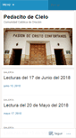 Mobile Screenshot of pedacitodecielo.org